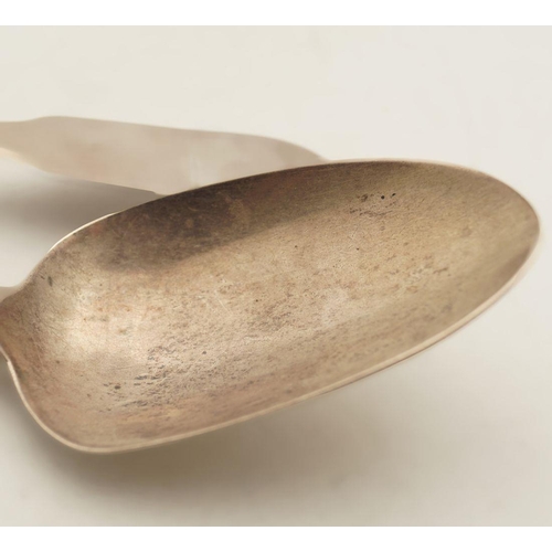 540 - PAIR IRISH SILVER SERVING SPOONS