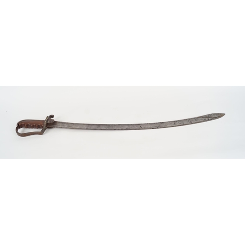 63 - 18TH-CENTURY FLANK OFFICER'S SWORD