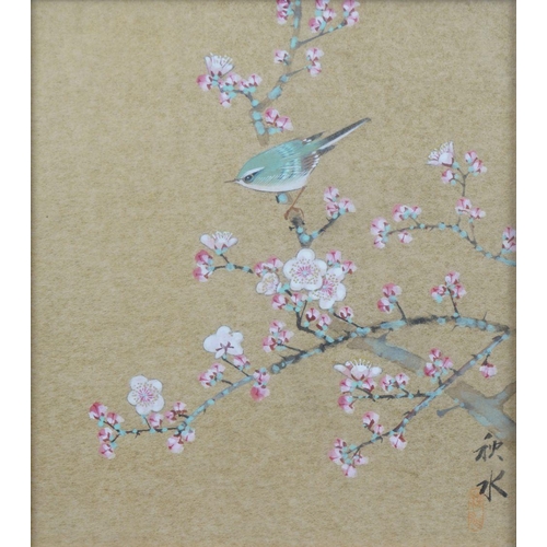 71 - CHINESE PAINTING ON LACQUERED PANEL