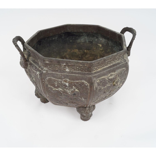 72 - LARGE 19TH-CENTURY JAPANESE BRONZE CENSER