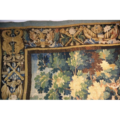 100 - LATE 17TH-CENTURY AUBUSSON TAPESTRY