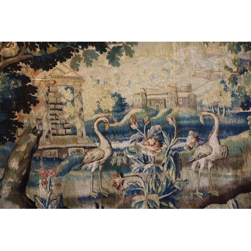 100 - LATE 17TH-CENTURY AUBUSSON TAPESTRY