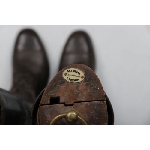 113 - PAIR OF WWI MILITARY OFFICER'S BOOTS