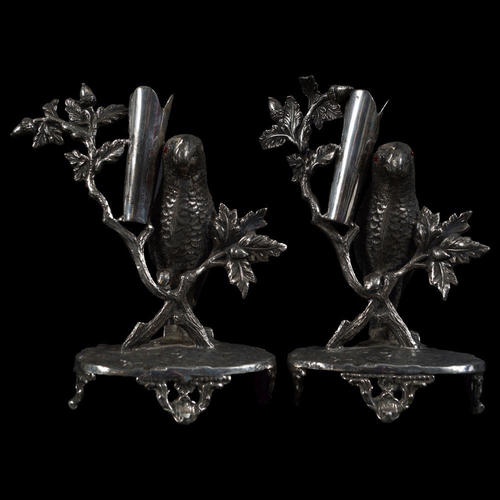 1167 - PAIR OF 19TH-CENTURY POSY HOLDERS