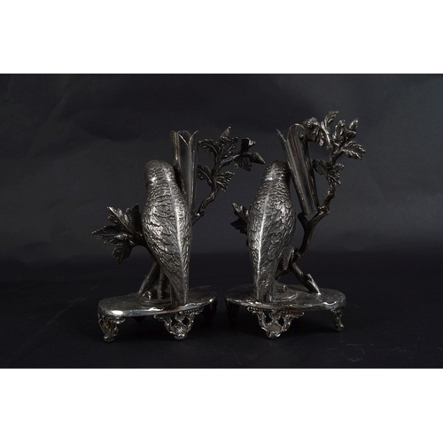 1167 - PAIR OF 19TH-CENTURY POSY HOLDERS