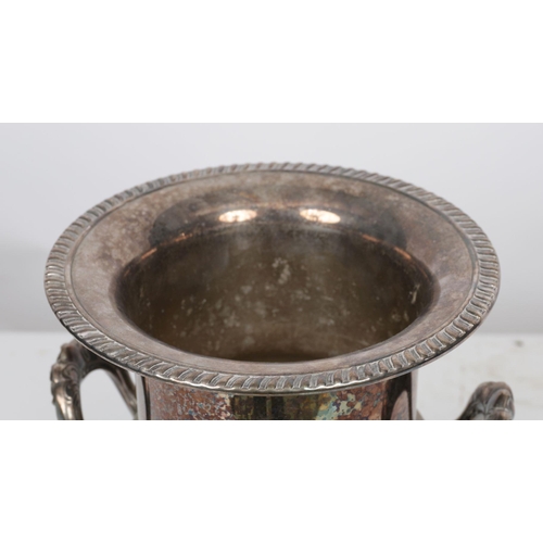 1168 - SHEFFIELD PLATED WINE COOLER