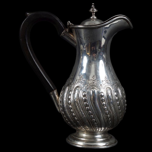 1172 - SILVER CLARET JUG