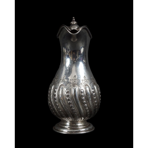 1172 - SILVER CLARET JUG