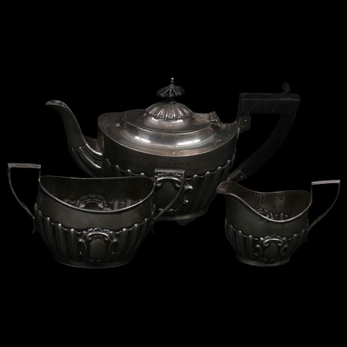 1177 - 3 PIECE SILVER TEA SERVICE