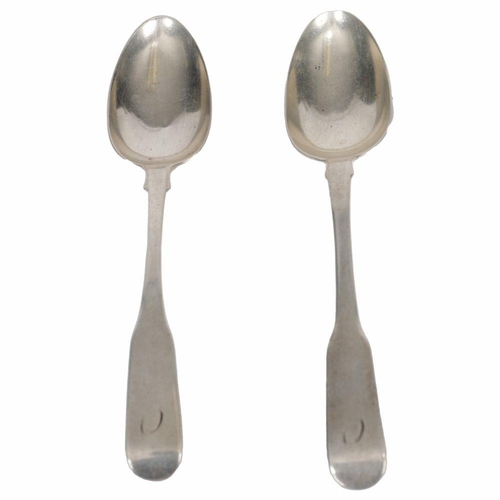 1222 - PAIR GEORGIAN SILVER SPOONS