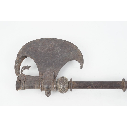 1239 - INDIAN KHANDA HILTED AXE