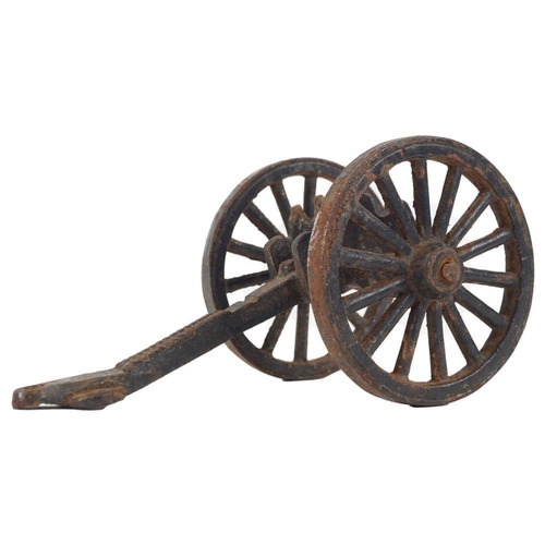 1241 - 19TH-CENTURY BRASS CANNON