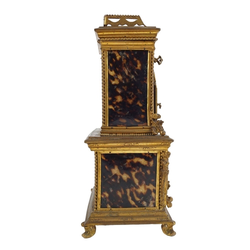 125 - 19TH-CENTURY ORMOLU JEWELLERY TABLE CABINET