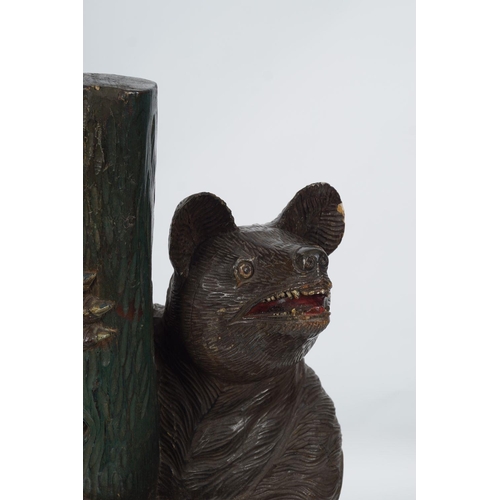 127 - LARGE 19TH-CENTURY BLACK FOREST BEAR