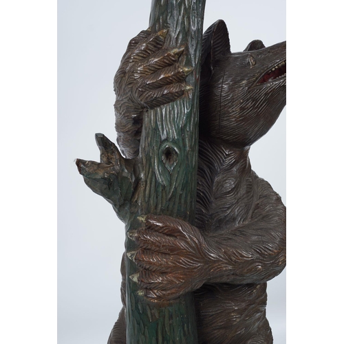 127 - LARGE 19TH-CENTURY BLACK FOREST BEAR