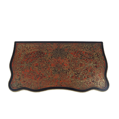 141 - 19TH-CENTURY BOULLE CARD TABLE