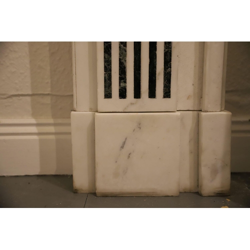 145 - NEO-CLASSICAL MARBLE CHIMNEY PIECE