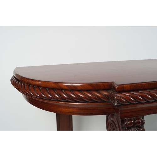 146 - LARGE REGENCY MAHOGANY SIDE TABLE