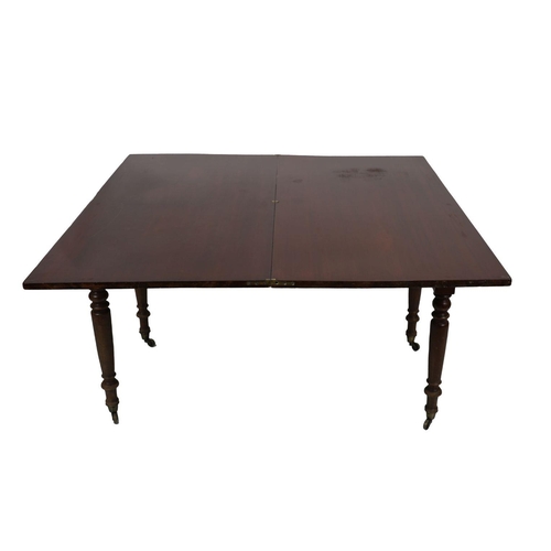 154 - 19TH-CENTURY MAHOGANY TEA TABLE