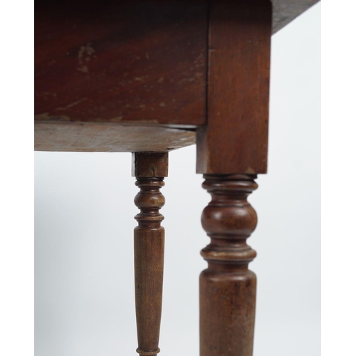 154 - 19TH-CENTURY MAHOGANY TEA TABLE