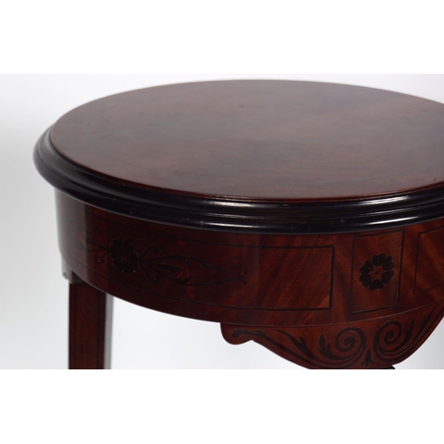 166 - REGENCY STYLE MAHOGANY LAMP TABLE