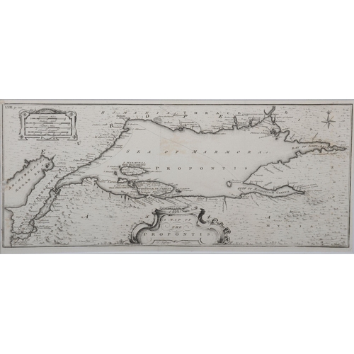 167 - 18TH-CENTURY MAP OF THRASIMENE & MAP OF PROPONTIS