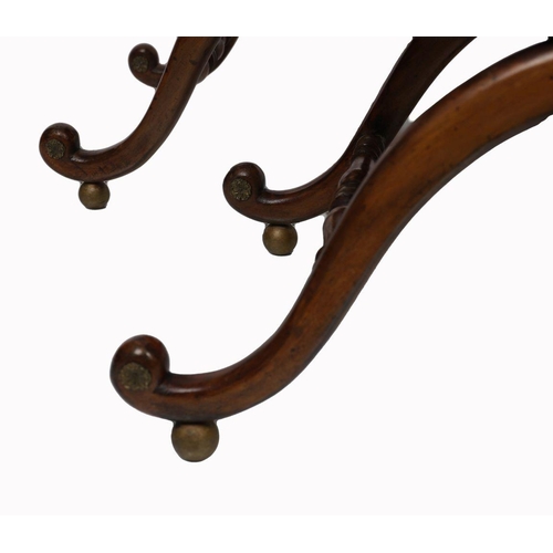 169 - IMPORTANT PAIR OF FAUX ROSEWOOD WINDOW SEATS