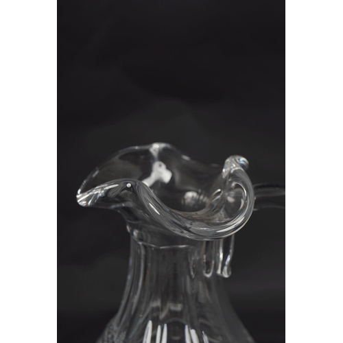 173 - LATE 18TH-CENTURY IRISH CUT GLASS CLARET JUG