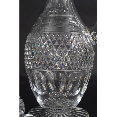 173 - LATE 18TH-CENTURY IRISH CUT GLASS CLARET JUG