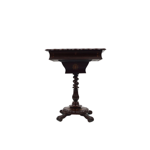 18 - 19TH-CENTURY KILLARNEY ARBUTUS TABLE