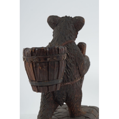 180 - CARVED 19TH-CENTURY BLACK FOREST BEAR