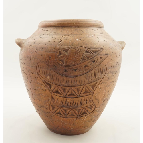 196 - 18/19TH-CENTURY EASTERN TERRACOTTA AMPHORA