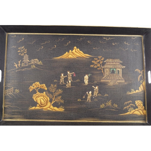 202 - WITHDRAWN CHINOISERIE TOLEWARE COFFEE TABLE