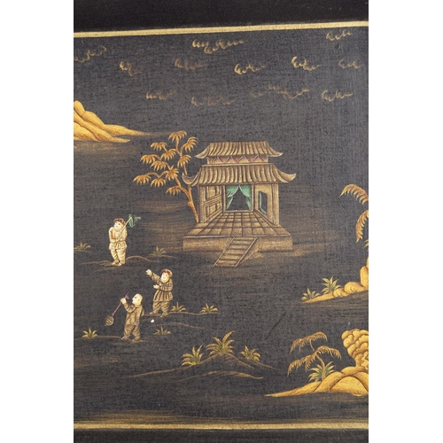 202 - WITHDRAWN CHINOISERIE TOLEWARE COFFEE TABLE