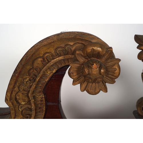 209 - 19TH-CENTURY MARQUETRY FRAMED PIER MIRROR