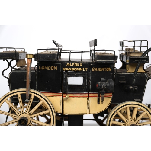 220 - LATE 19TH-CENTURY MODEL COACH