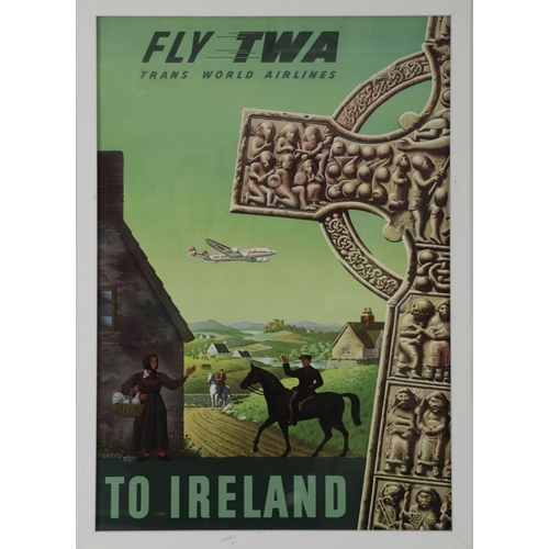 227 - 4 FRAMED TRAVEL POSTERS