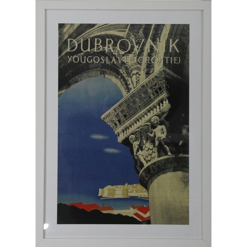 227 - 4 FRAMED TRAVEL POSTERS