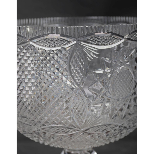 248 - LARGE 19TH-CENTURY IRISH CUT GLASS BOWL