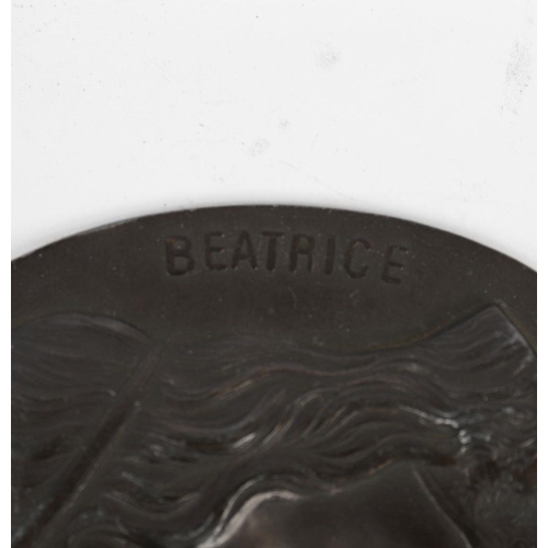 274 - 19TH-CENTURY FRENCH BRONZE PLAQUE