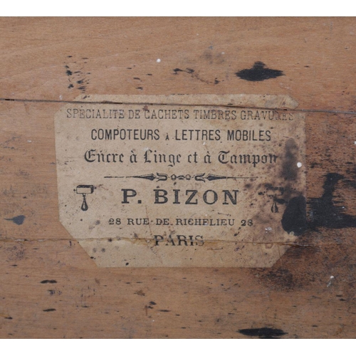 280 - 19TH-CENTURY PRINTERS PRINTING PRESS LETTERS