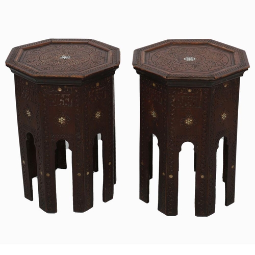 293 - PAIR 19TH-CENTURY OTTOMAN OCCASIONAL TABLES