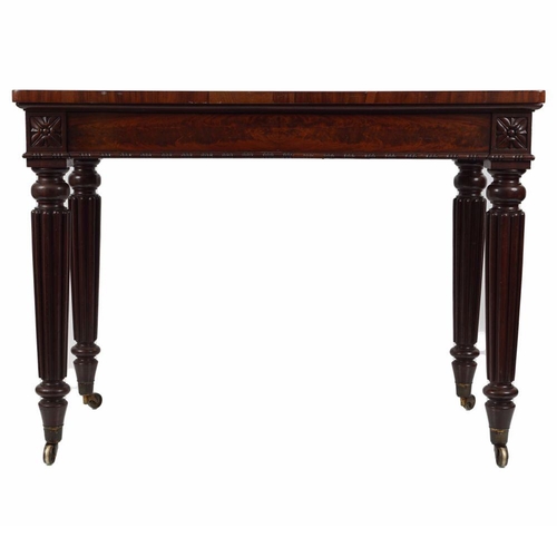 338 - LARGE REGENCY MAHOGANY SIDE TABLE