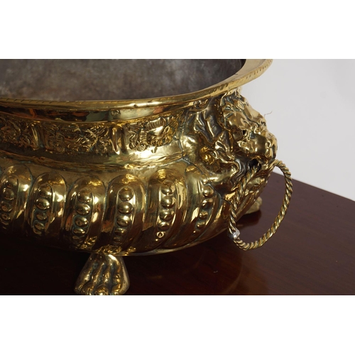 371 - REGENCY BRASS JARDINIERE