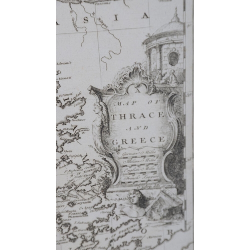 381 - 18TH-CENTURY MAP OF THRACE AND GREECE