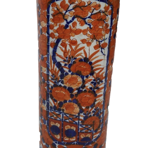 386 - 19TH-CENTURY IMARI PORCELAIN STICKSTAND