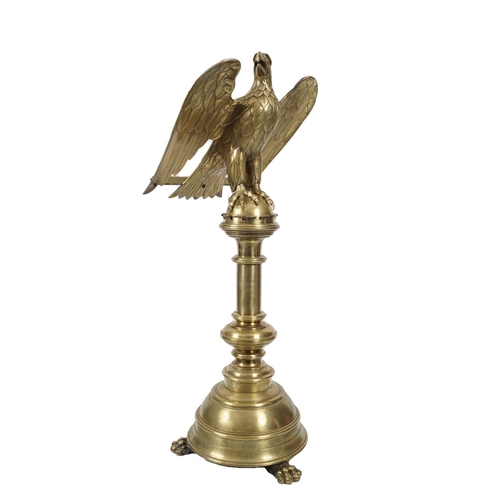 45 - 19TH-CENTURY BRASS EAGLE LECTERN