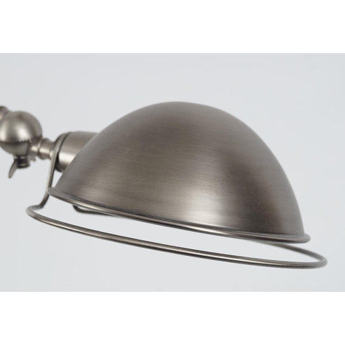 475 - DESIGNER CHROME ARTICULATED STANDARD LAMP