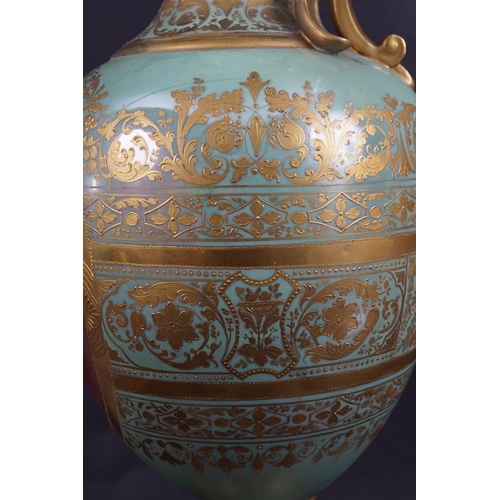 53 - 19TH-CENTURY VIENNA PORCELAIN VASE