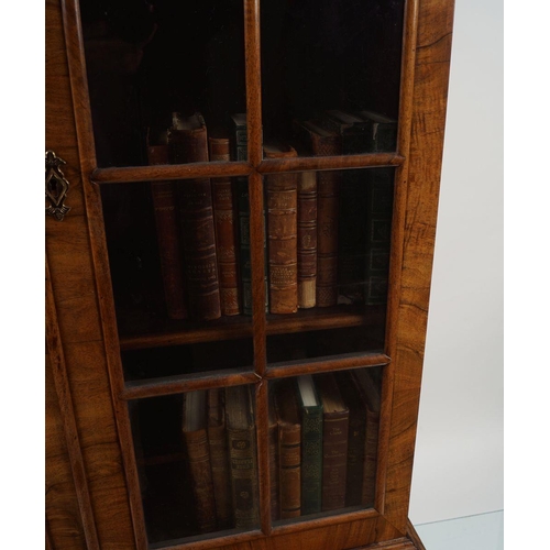 73 - 19TH-CENTURY WALNUT BOOKCASE